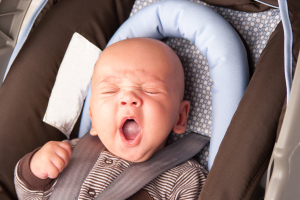 Adorable Baby Yawning