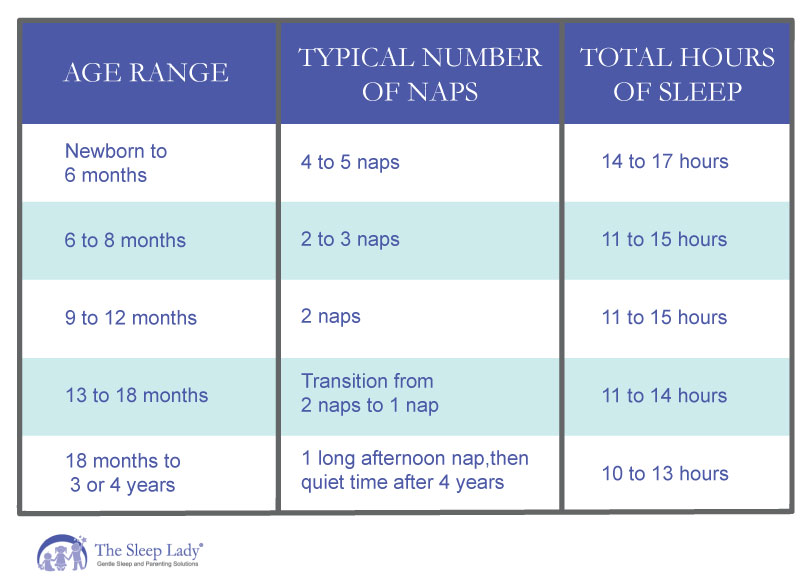 Nap time guidelines