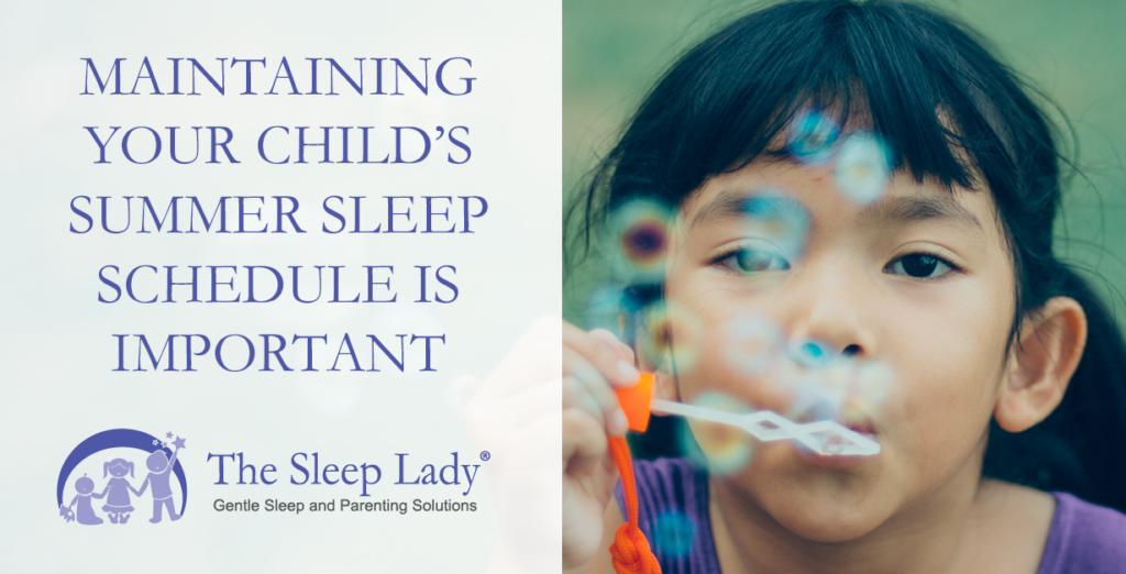 child's summer sleep schedule